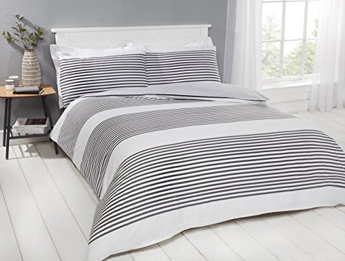 Sanctuary 100% Cotton Harper Duvet Cover and Pillowcase Bedding Set, Single