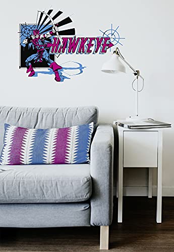 Komar Wall Sticker, Self-adhesive film, Pink, Blue, Black, 50 x 70 cm