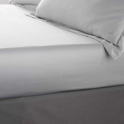 Catherine Lansfield Silky Soft Satin Super King Fitted Sheet Silver