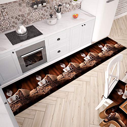 PETTI Artigiani Italiani-Kitchen Rug, Kitchen Rectangualr Rugs, Area Rug, 3D Print Pattern, 100% Made in Italy