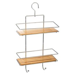 5 five simply smart Venterra Bamboo 2-Tier Shower Curtain