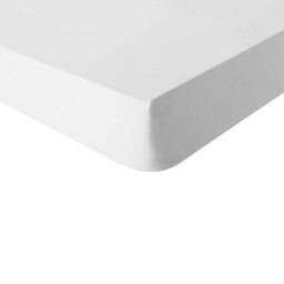 Essix Plain Cotton Fitted Sheet, Made in France, 180 x 200 cm