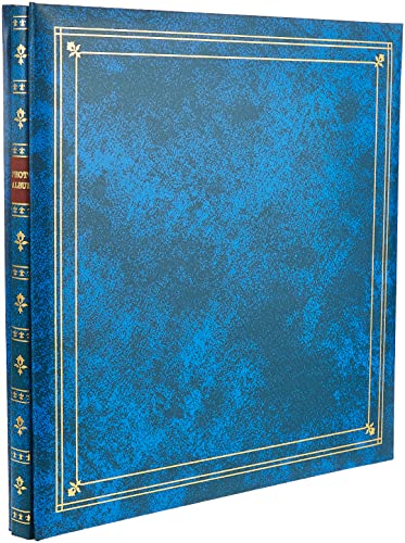 Pioneer Photo Albums MP-300/RB 300-Pocket Post Bound Leatherette Cover Photo Album for 3.5 by 5.25-Inch Prints, Royal Blue
