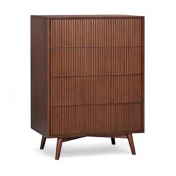 Teamson Home Tremolo 106 cm Tall Dresser Chest of Drawers, Walnut