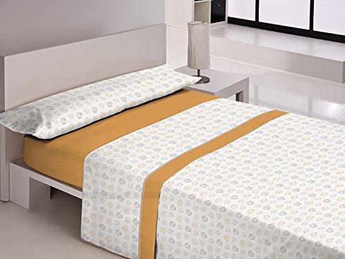 CASA CAMPO Bedding Set Nina Home Field – sedalinne Bed 150 cm orange