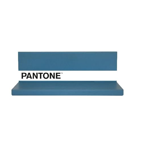 Homemania Shelfie Shelf Wall Decoration Object Holder Square with Shelves for Living Room Bedroom Blue White Black Metal 60 x 14 x 13 cm