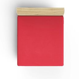 Fitted sheet 140x190 vermilion