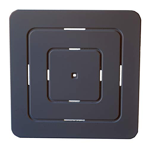Castelmerlino 127.02 Shower Board Grey Brown Okumè Marine Plywood 60 x 60 cm for Plates 80 x 80 cm
