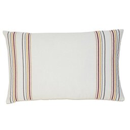 HomeMaison Large Rectangular Cushion, Cotton, Off-White, 60 x 40 cm