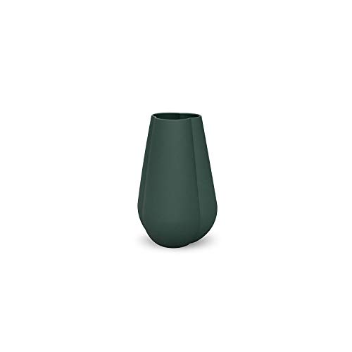 Cooee Design Clover 11 cm Dark Green Ceramic Vase 7 cm