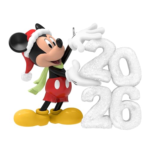 Hallmark Keepsake Christmas Ornament 2026, Mickey Mouse A Year of Disney Magic 2026, Gifts for Disney Fans