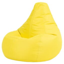 Bean Bag Bazaar Outdoor Bean Bag with Filling Included, Yellow