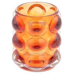 Karma, Lucia Hobnail Votive, Tea Lights Candle Holder, Glass Votive Candle Holders for Table Decorations, Baby Shower, Birthday Party, Weddings and Home Decor, Copper