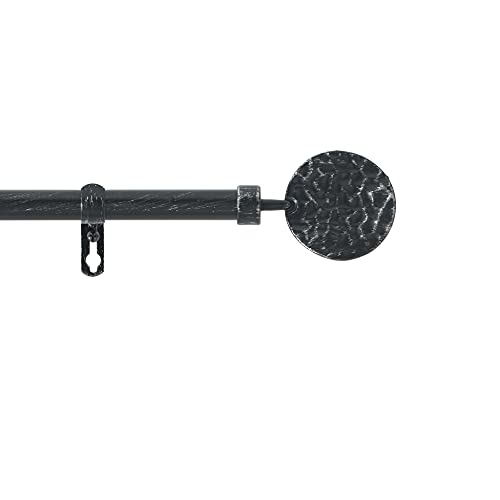 Douceur d'Intérieur Curtain Rod, Black/Silver, 210  380 cm