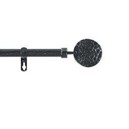 Douceur d'Intérieur Curtain Rod, Black/Silver, 210  380 cm