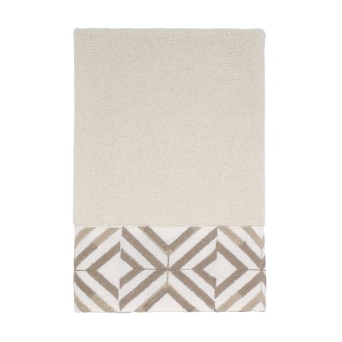 Avanti Linens Bathroom Decor Harlow Collection, Fingertip Towel, Ivory
