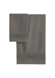 hermet Iron Bath Towel Set, 2 Pieces, Face 60 x 100 + Guest 40 x 60 cm, 100% Cotton