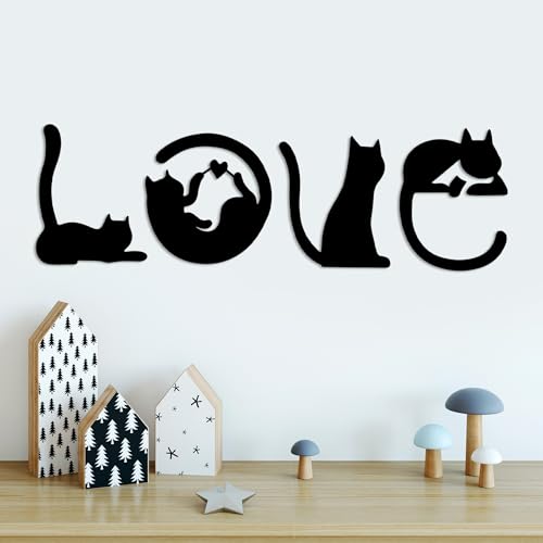Stylish Black Decorative Metal Wall Accessory, 60 x 19 cm, 100% Metal, 1.5 mm Thickness, Perfect for Modern Home Decor & Unique Wall Art
