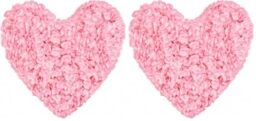 Lafefe 1100 Pcs Pink Rose Petals, Quality Artificial Flowers for Bedroom, Romantic Wedding Anniversary Decorations, Valentine's Day, Marry Me Proposal (Pink) (Pack of 2)