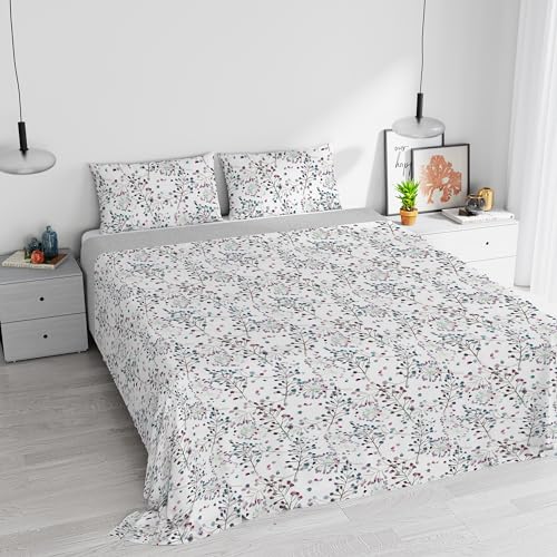 Italian Bed Linen Watercolor Cotton Duvet Cover Set 13 Double
