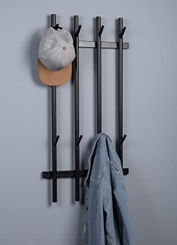 M2 Kollektion Vigo Coat Rack 46 x 90 x 8 cm Metal Black