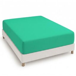 Degrees home Fitted Sheet 90 x 190 cm Adjustable – Brushed Microfibre – Green