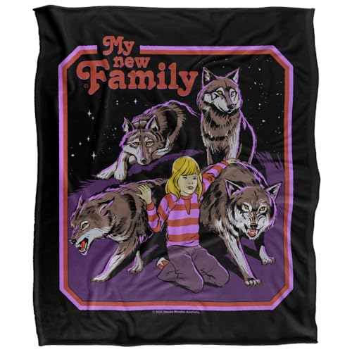 Steven Rhodes My New Family Silky Touch Super Soft Throw Blanket 152 X 127 Cm