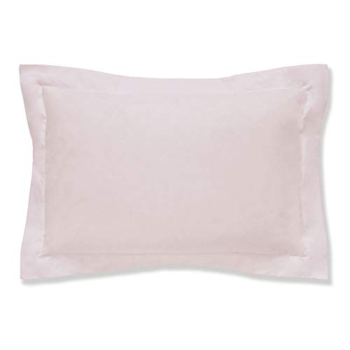 Bianca Fine Linens 400 Thread Count Cotton Sateen Oxford Pillowcase Pair Blush Pink