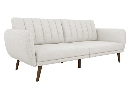 Novogratz Brittany Sofabed Linen Light Grey, 224 x 80 x 88 (WxDxH)