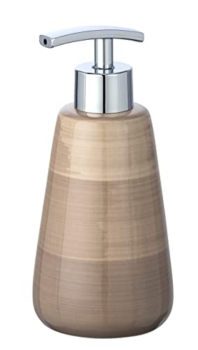 "Wenko ""Pottery"" Ceramic Soap Dispenser, Beige"
