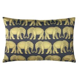 Paoletti Parade Feather Filled Cushion, Polyester, Navy