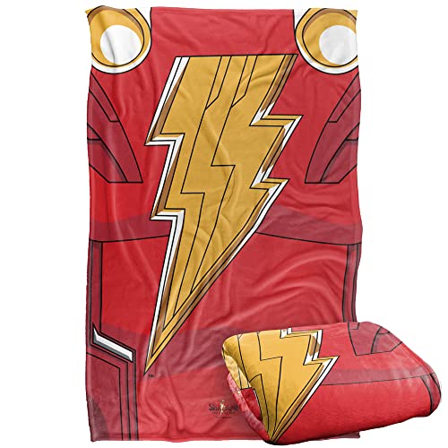 LOGOVISION Shazam! Fury Of The Gods Chest Silky Touch Super Soft Throw Blanket 91 x 147 Cm