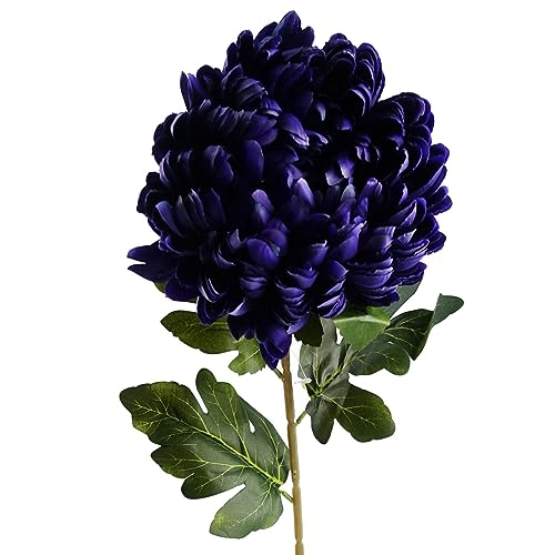 Leaf Design Artificial Chrysanthemum Stem Flowers