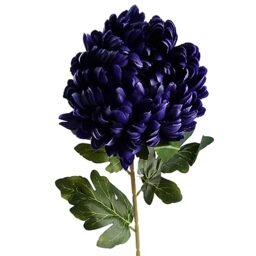 Leaf Design Artificial Chrysanthemum Stem Flowers