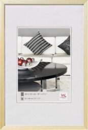 walther design Picture Frame Gold 21 x 29,7 cm (DIN A4) Aluminium Document Frame Chair Aluminium Frame AJ130G