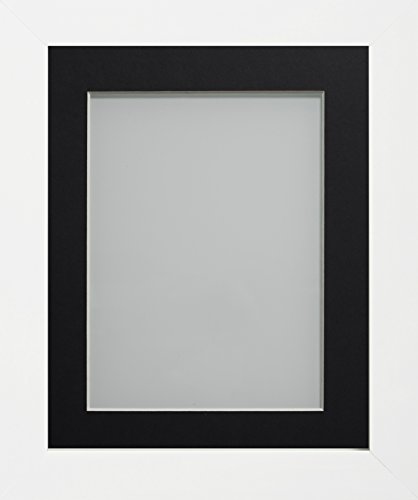 Frame Company Candy Range White Picture Photo Frames with Mount*Choice of Colours*