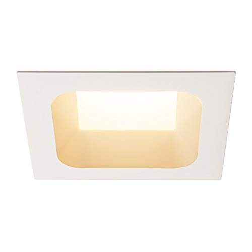 SLV recessed Wall and Ceiling Light VERLUX/Interior Ceiling and Wall Lighting, LED spot, recessed Light, recessed Wall Light, Ceiling Spotlight / 3000K 31W 2360lm White dimmable 80 Degrees