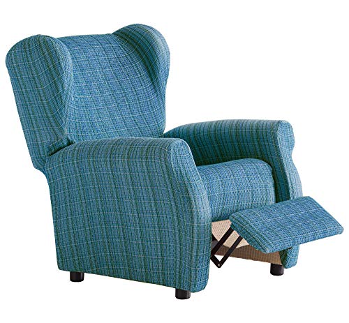 Martina Home Haber Elastic Armchair Cover Relax 32x42x8 cm blue