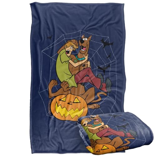 LOGOVISION Scooby And Shaggy Spooky Surprise Silky Touch Super Soft Throw Blanket 91 x 147 Cm