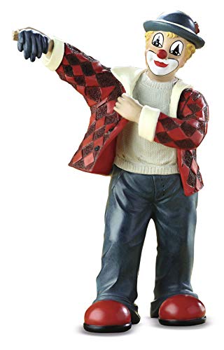 GiLDECLOWN Clown Figurine The New Costume ??? Small Clown Figurine in Gift Box ??? Decoration Gift for Women Men Christmas ??? Multi-Coloured Height 15 cm