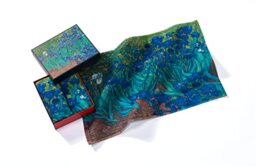 Musearta GT2-VG-IS-V433122 Unisex Guest Towels Set of 2 with the Irises of the Artist Vincent Van Gogh Made of Cotton 40 x 60 cm