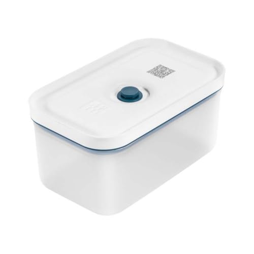 ZWILLING Fresh & Save Box with Vacuum Lid, Size M, Petrol Blue - Freezer and Dishwasher Safe, Extended Freshness, Plastic