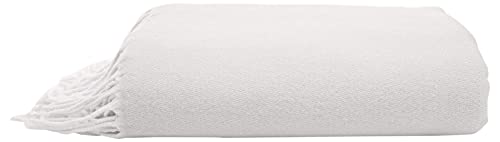 Isadora Paris Elegant Throw Blanket - Super Soft Lightweight Blankets for Couch, Bed, Sofa Ultra Luxurious Warm and Cozy for All Seasons