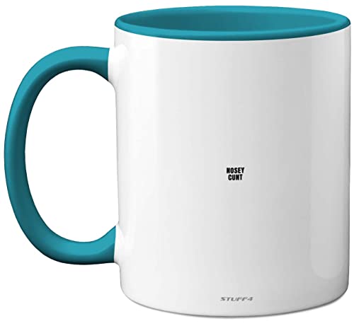 Stuff4 Nosey C**t Mug, Fun Sarcastic Gifts for Work Colleagues - Crude Rude Xmas Gift, Novelty Christmas Mug for Friends, Funny Secret Santa Gifts