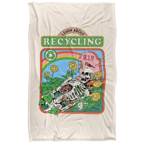 Steven Rhodes Learn About Recycling Silky Touch Super Soft Throw Blanket 91 X 147 Cm