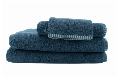 Toison d'Or Hand Towel, Cotton, Navy, 50X100