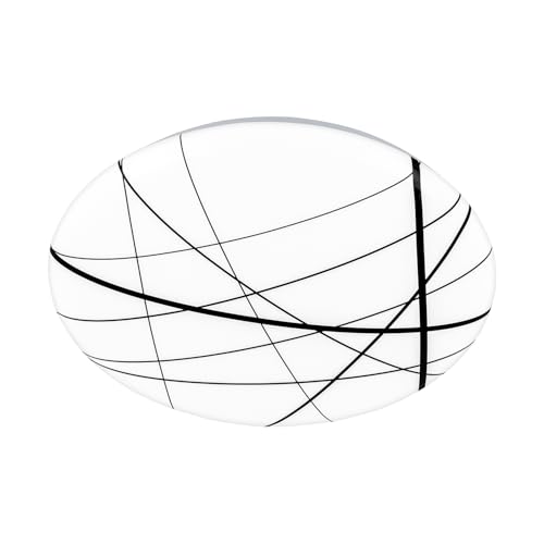 BRILONER - Linear Pattern LED Ceiling Light, 28 cm, Neutral White Light, LED Ceiling Light, LED Lamp, Living Room Lamp, Dining Room, Kitchen Lamp, Children's Room, Ceiling Spotlight