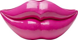 Kare Design Vase Lips, Pink, Modern, Flower Vase, Handmade, for Dried Flowers, Lips Motif, Living Room, 28 x 56 x 27 cm (H x W x D)