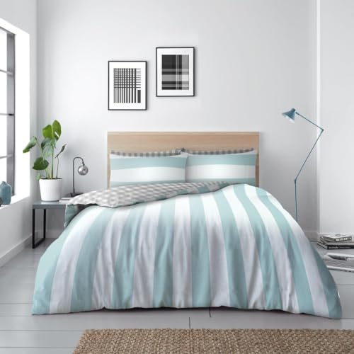 GC GAVENO CAVAILIA Double Duvet Cover - Reversible Bedding Quilt Covers Double Bed Sets - Breathable Comforter Bed Set (200 X 200Cm) With Pillow Cases - Soft Linen