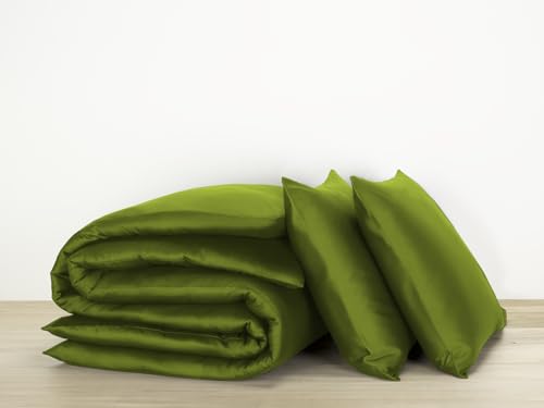 De Witte Lietaer Olivia Cactus Bed Linen Set - Duvet Cover 240 x 220 cm + 2 Pillowcases 60 x 70 cm